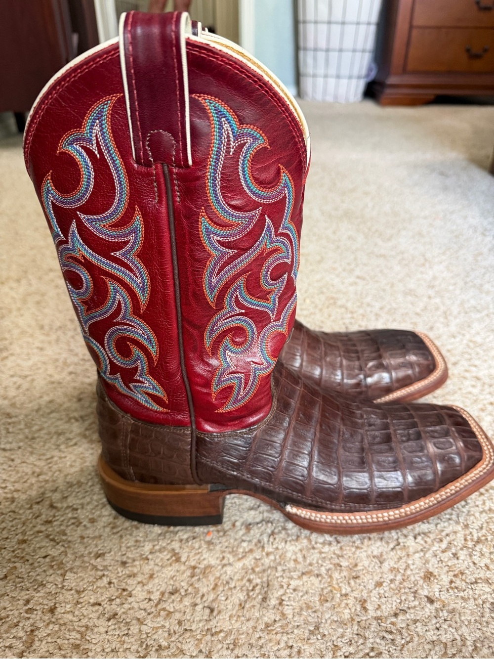 Justin Boots Custom Caiman